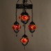 Authentic Filigree 5-Piece Ceiling Pendant Lamp Chandelier Mosaic Lamp Open Set